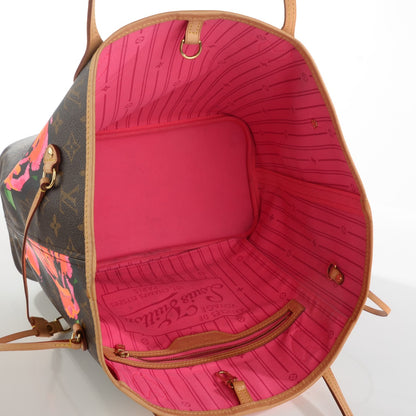 Louis Vuitton Monogram Roses Neverfull MM 7 of 7