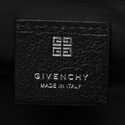 Givenchy Smooth Calfskin Mini Moon Cut Out Shoulder Bag Black 6 of 10