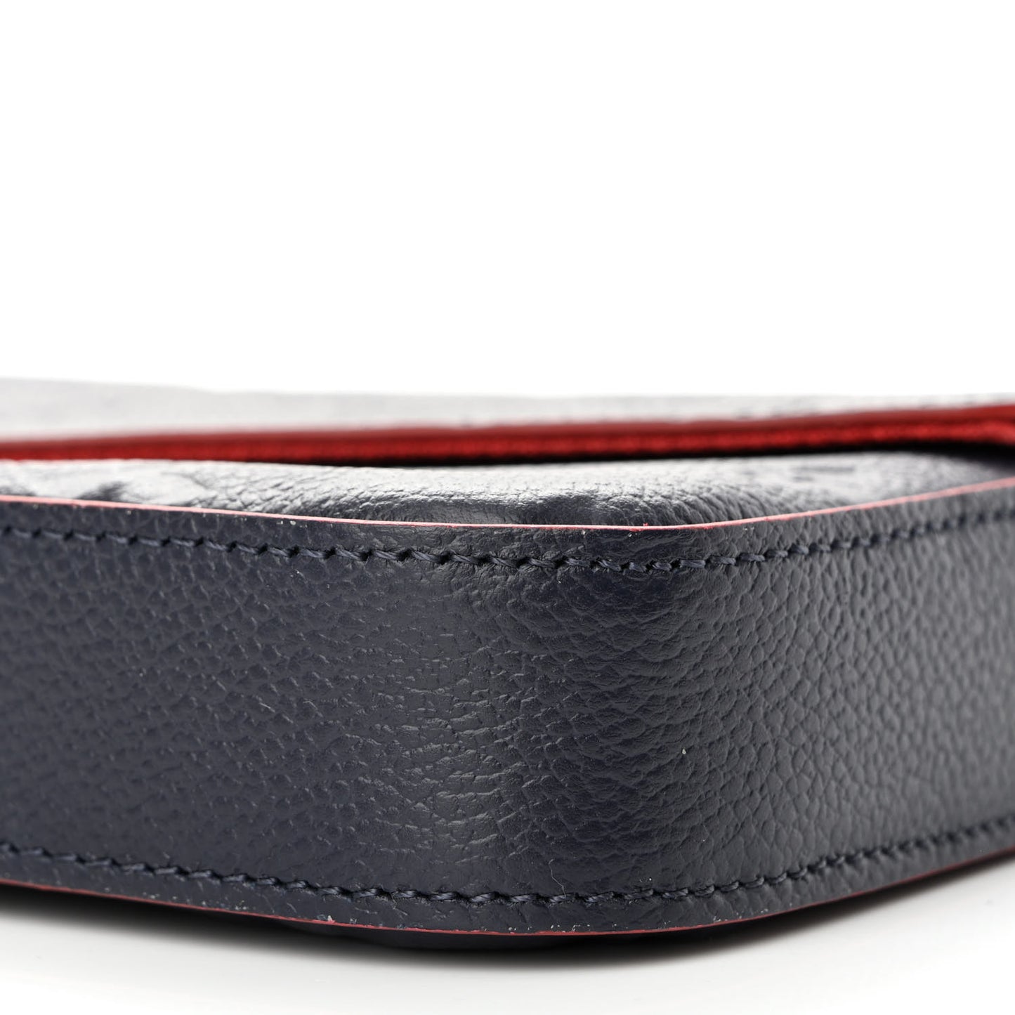 Empreinte Pochette Felicie Chain Wallet Marine Rouge