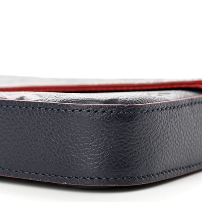 Louis Vuitton Empreinte Pochette Felicie Chain Wallet Marine Rouge 11 of 13