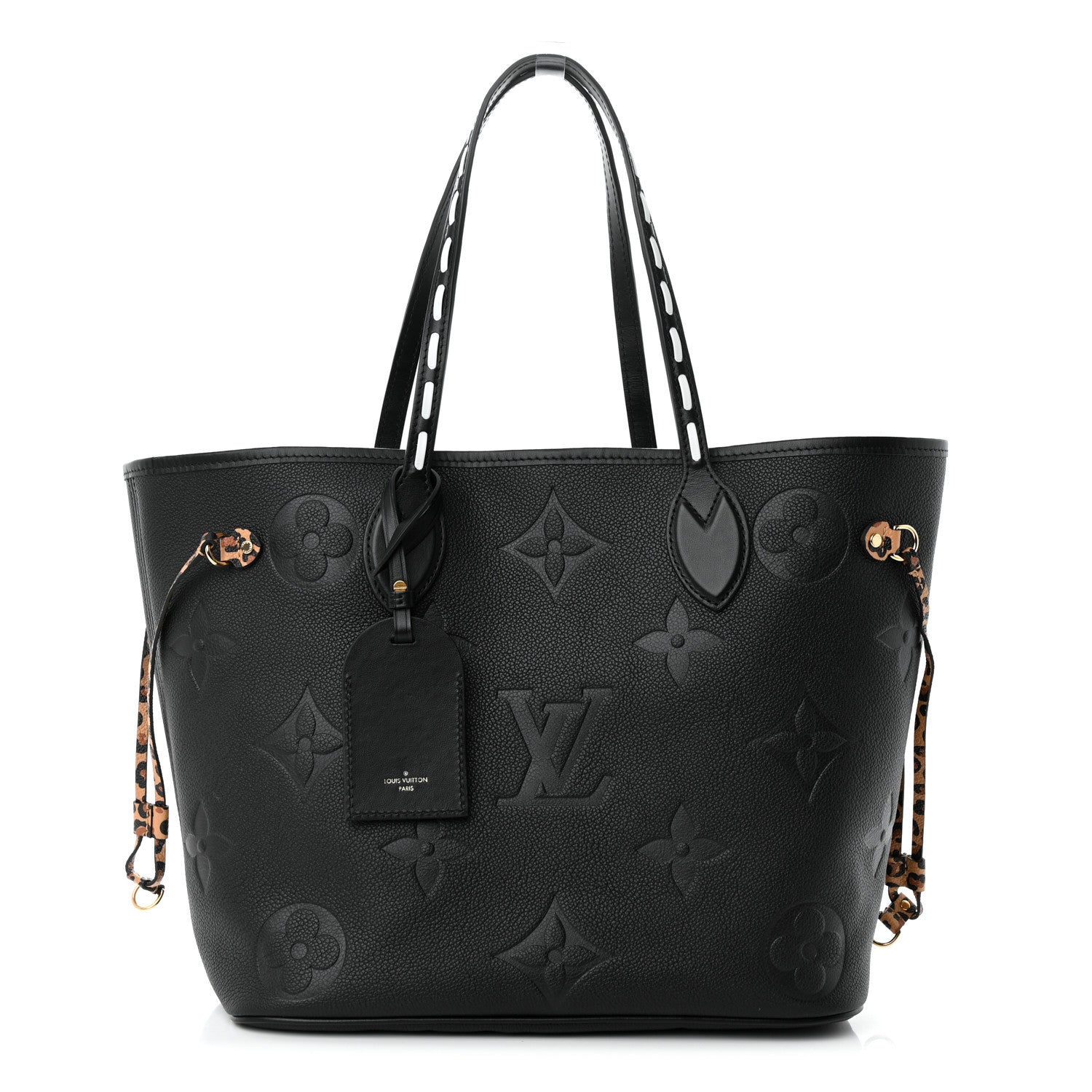 Louis Vuitton Empreinte Monogram Giant Wild At Heart Neverfull MM Black 3 of 11