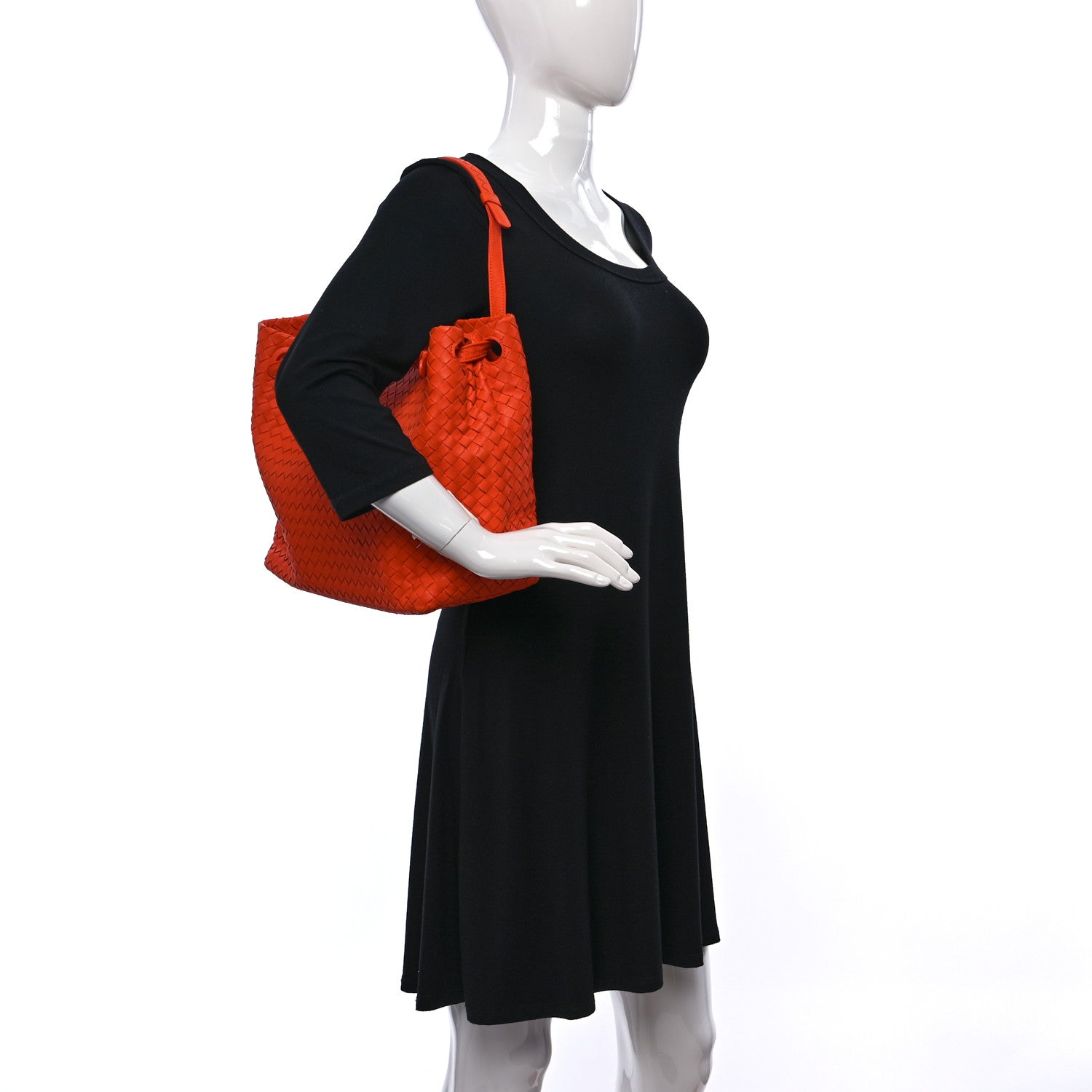 Bottega Veneta Nappa Intrecciato Bella Tote Orange 2 of 9