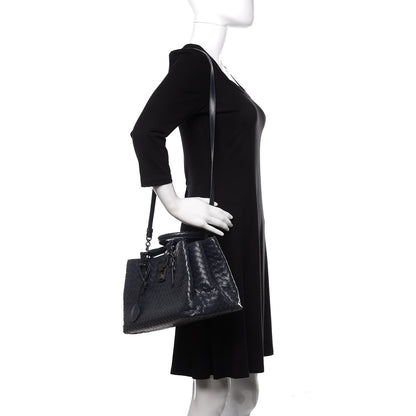 Bottega Veneta Light Calf Intrecciato Small Roma Light Tourmaline 2 of 10