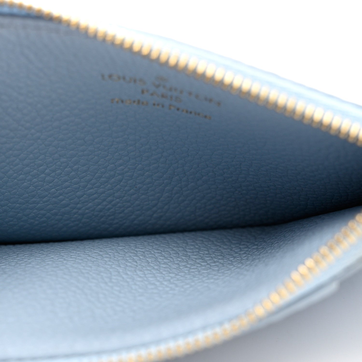 Louis Vuitton Empreinte Monogram Zipped Romy Card Holder Bleu Nuage 5 of 7