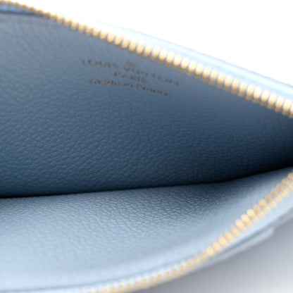 Louis Vuitton Empreinte Monogram Zipped Romy Card Holder Bleu Nuage 5 of 7