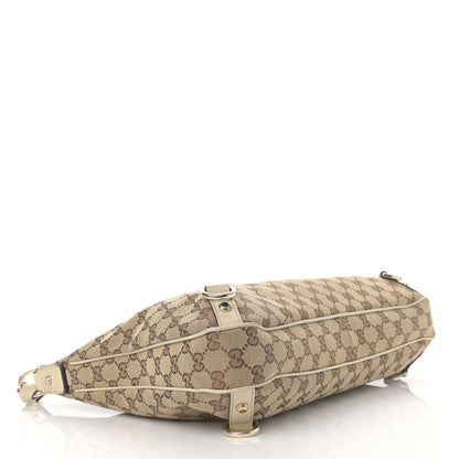Gucci Monogram Large Abbey D Ring Hobo Off White 4 of 10