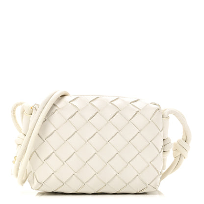 Bottega Veneta Nappa Intrecciato Mini Loop Camera Bag White 1 of 9