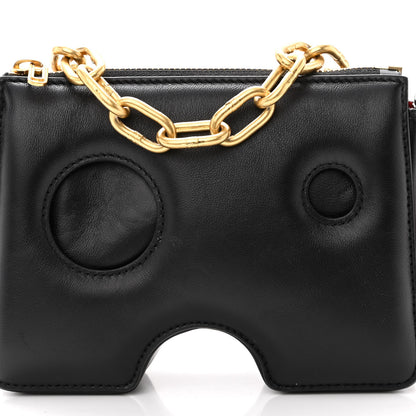 Off-White OFF WHITE Calfskin Burrow 22 Chain Bag Black 7 of 11
