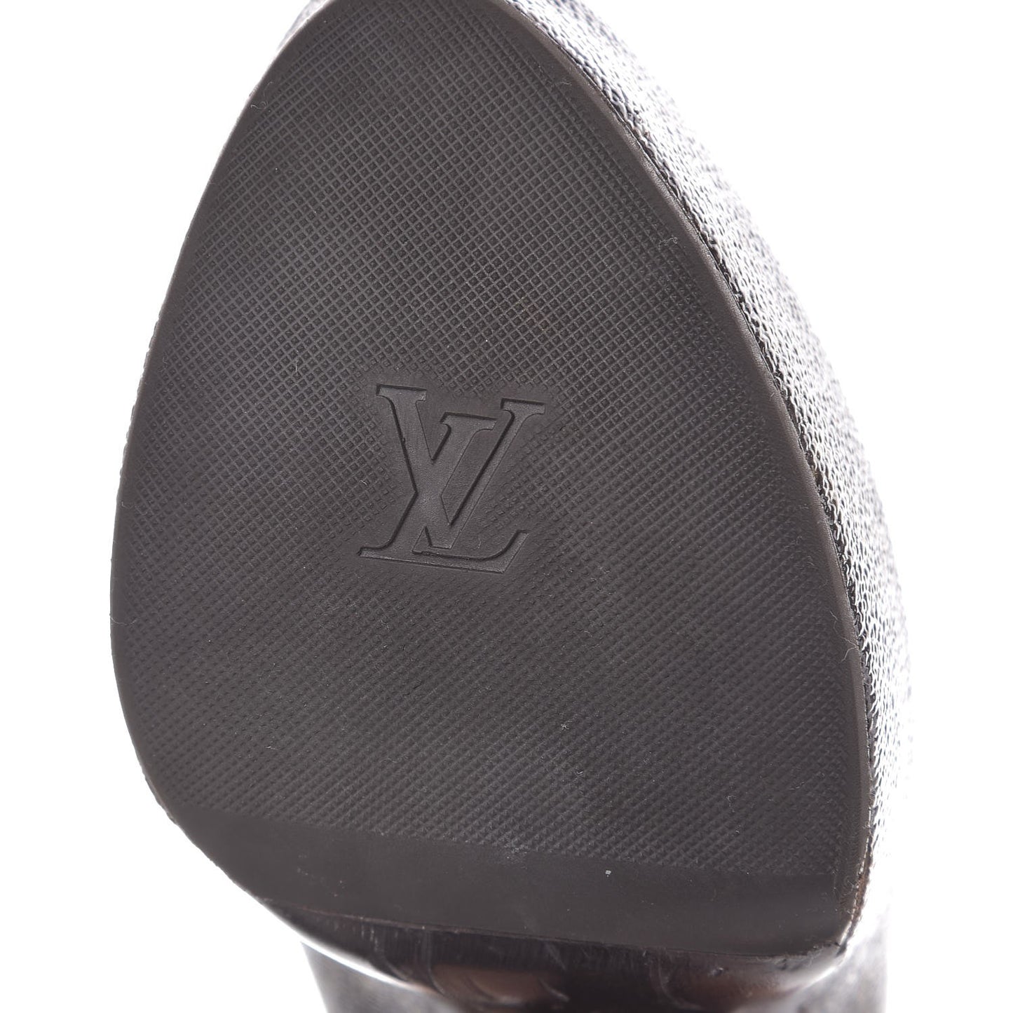 Patent Monogram Fetish Vanity Platform Pumps 39