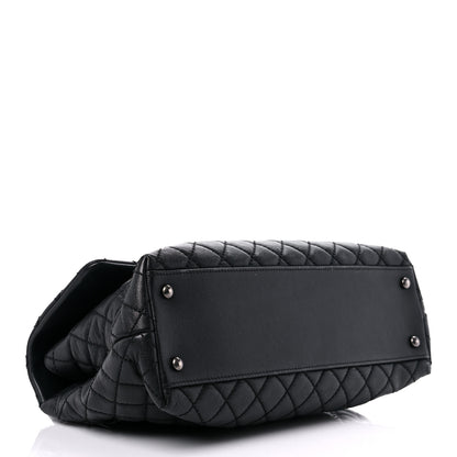 Chanel Caviar Quilted Medium Coco Handle Flap Black 4 of 15