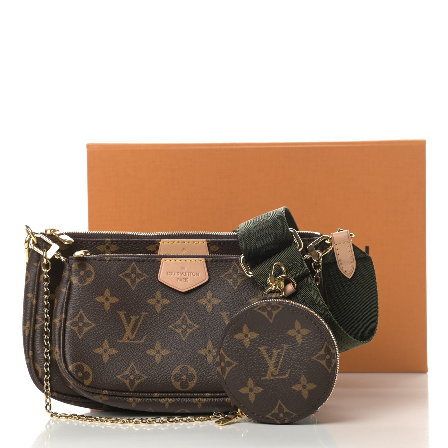 Monogram Multi Pochette Accessories Kaki