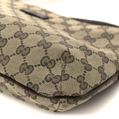 Gucci Monogram Web Small Flat Messenger Crossbody Green 11 of 11