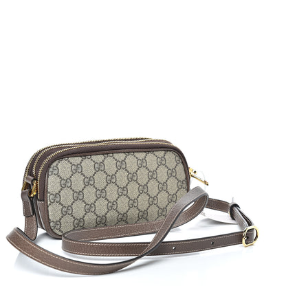Gucci GG Supreme Monogram Web Mini Ophidia GG Bag Brown 3 of 14