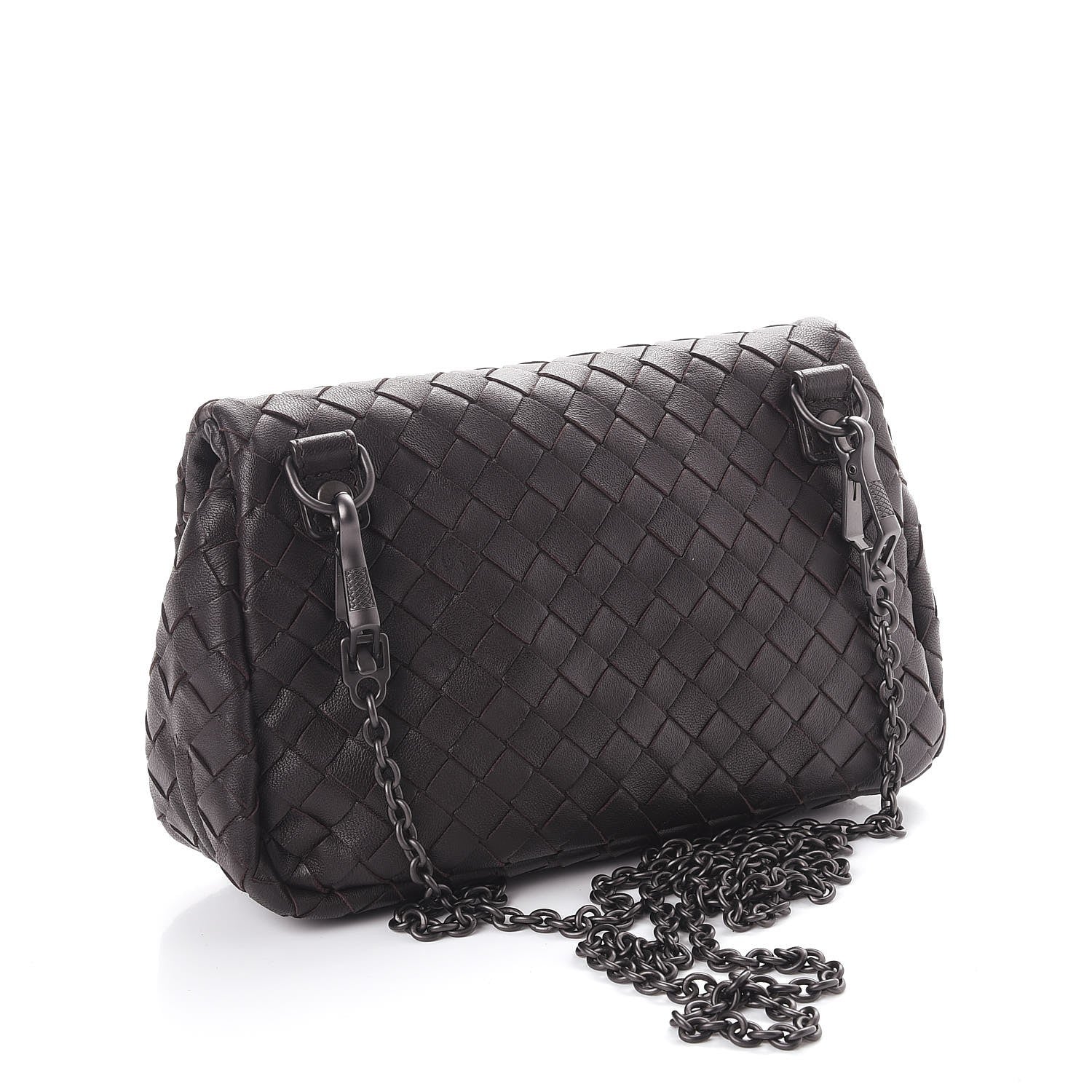 Bottega Veneta Nappa Intrecciato Mini Messenger Bag Espresso 4 of 11
