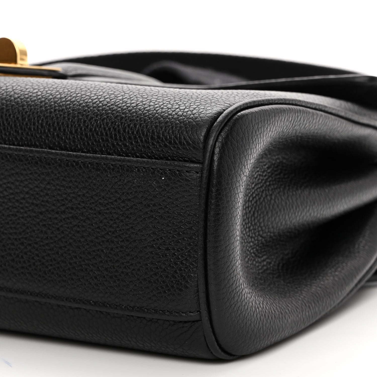 Celine Grained Calfskin Teen Soft 16 Shoulder Bag Black 9 of 10
