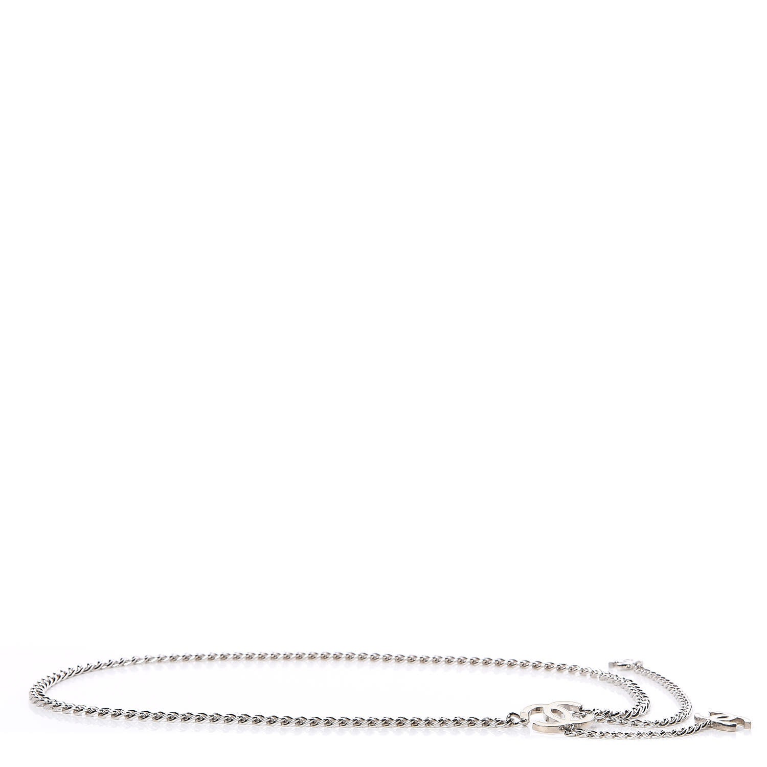 Chanel Enamel CC Ceinture Fantai Adjustable Belt Silver 1 of 5