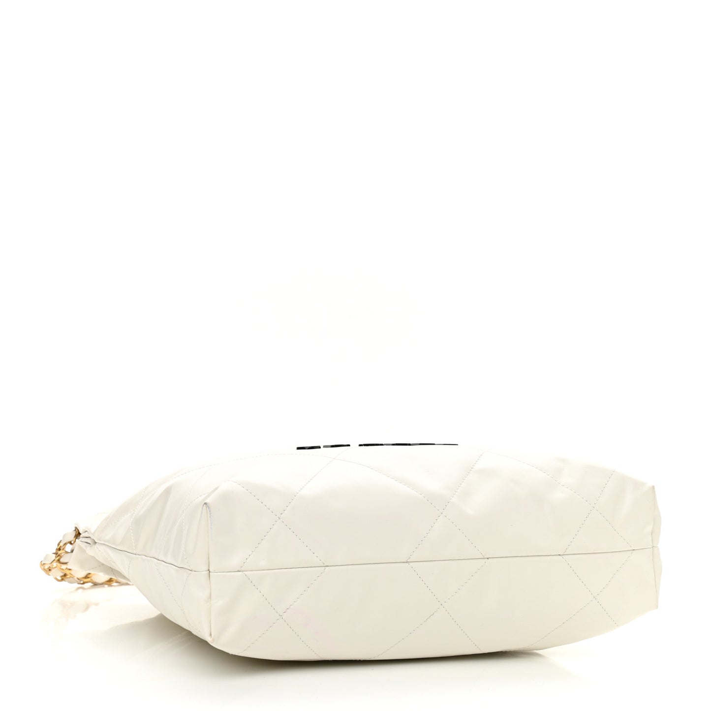 Calfskin Quilted Small Chanel 22 White