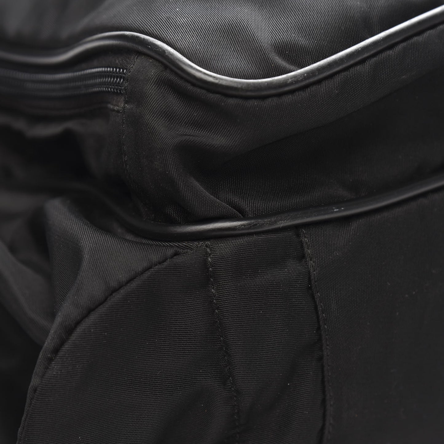 Tessuto Nylon Viaggio Travel Bag Black