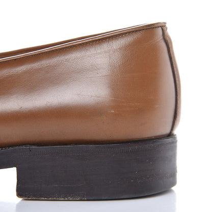 Gucci Calfskin Mens Mocassin Tassel Loafers 11.5 Toffee Brown 12 of 16