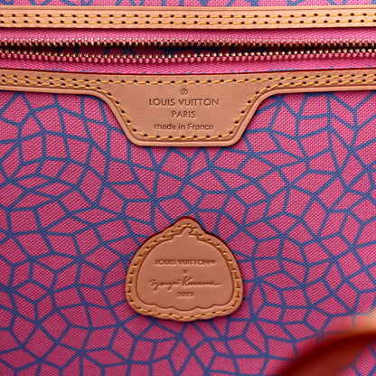 Louis Vuitton LV X YK Monogram Kusama Pumpkin Neverfull MM 7 of 10