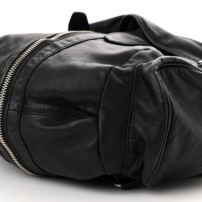 Alexander Wang Lambskin Marti Backpack Bag Washed Black Rhodium Hardware 9 of 9