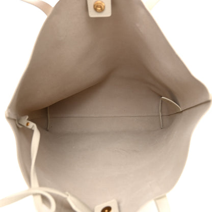 Saint Laurent Calfskin Toy Shopping Tote Porcellana 6 of 12