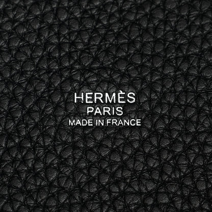 Hermes Taurillon Clemence Picotin Lock 22 MM Black 6 of 12