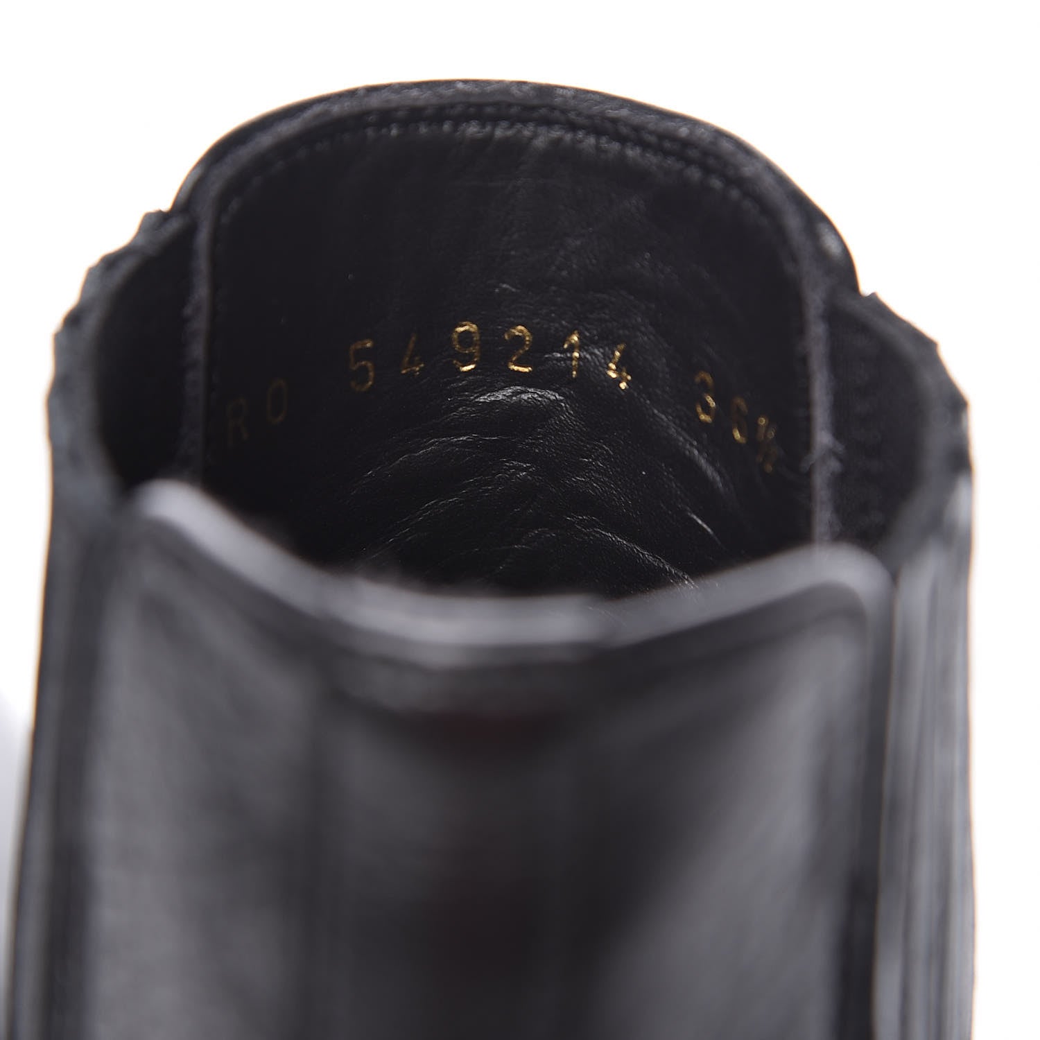 Saint Laurent Calfskin Brit Souple Ankle Boots 36.5 Black 8 of 10