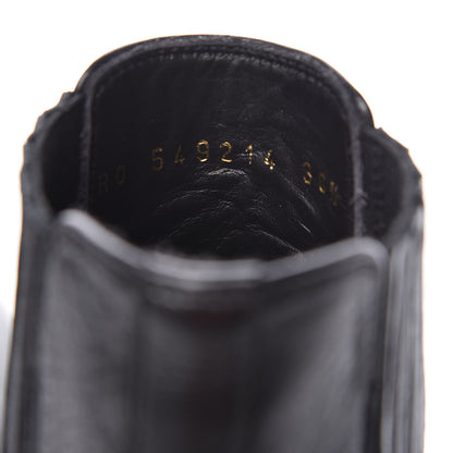 Saint Laurent Calfskin Brit Souple Ankle Boots 36.5 Black 8 of 10