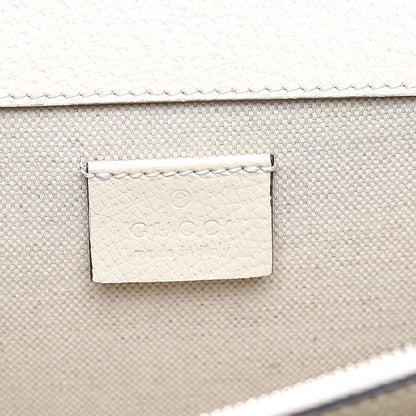 Gucci Textured Calfskin Crystal Small Dionysus Shoulder Bag Mystic White 8 of 10