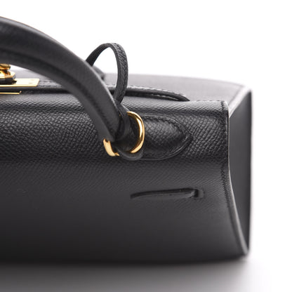 Hermes Epsom Kelly Sellier 25 Black 9 of 27