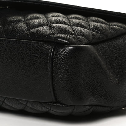Saint Laurent Sheepskin Tri-Quilt Monogram Medium College Bag Black 10 of 10