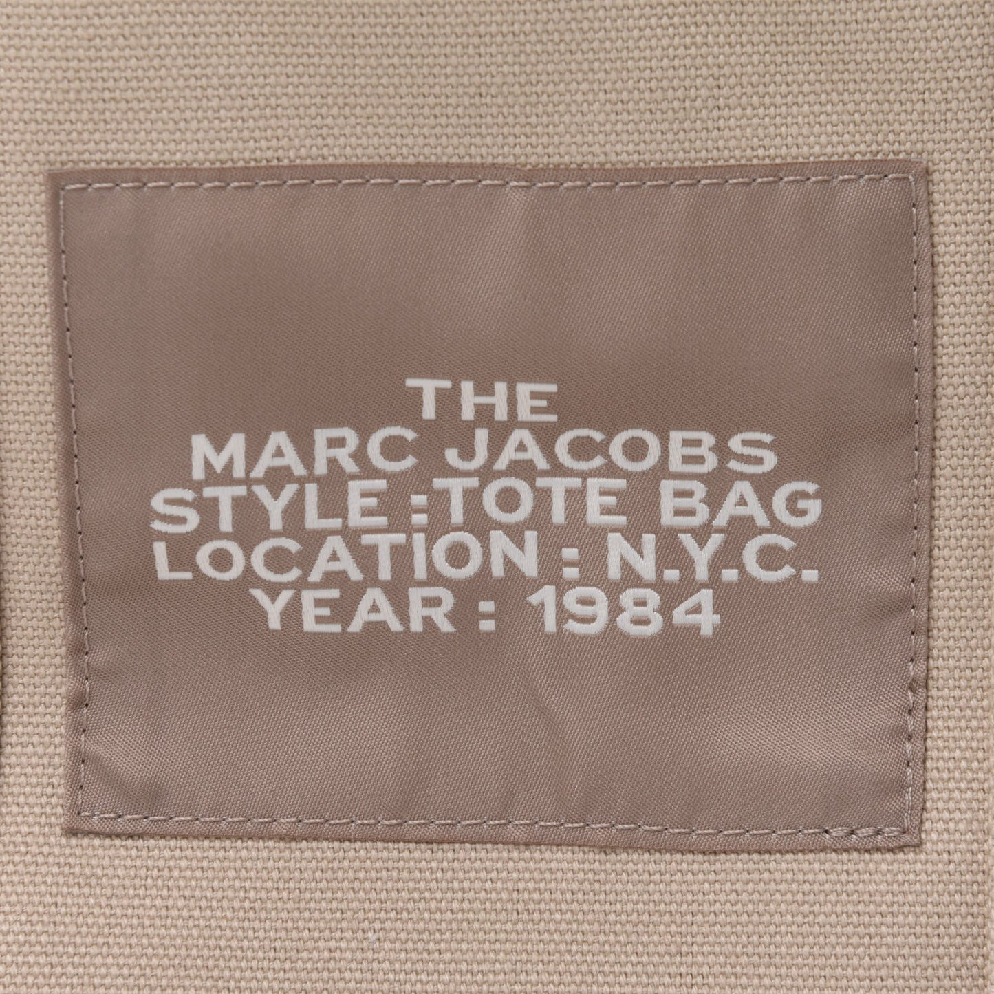Cotton Canvas Medium The Traveler Tote Bag Beige