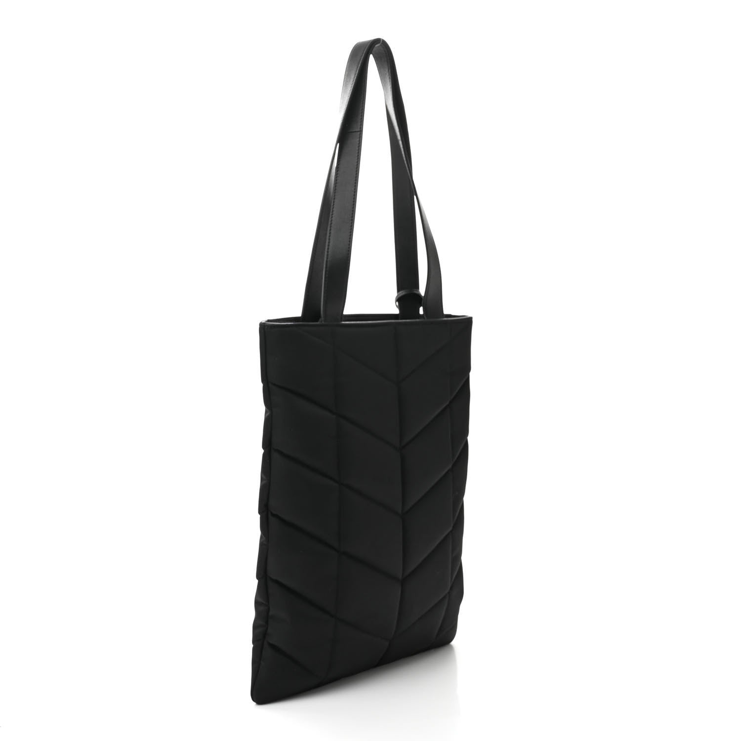 Saint Laurent Nylon Puffer Tote Bag Black 2 of 10