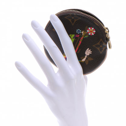 Louis Vuitton Monogram MOCA Round Coin Purse 2 of 6