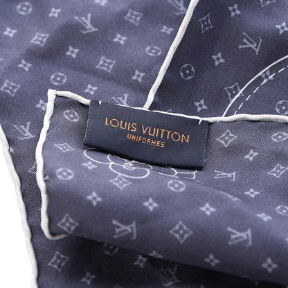 Louis Vuitton Silk Monogram Vivienne Pocket Square 3 of 4