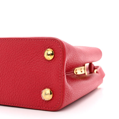 Louis Vuitton Taurillon Capucines BB Rubis 8 of 8