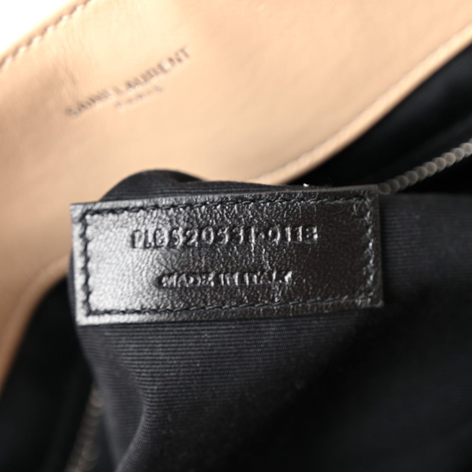 Saint Laurent Calfskin Y Quilted Monogram Large Loulou Shopper Nude Powder 8 of 14