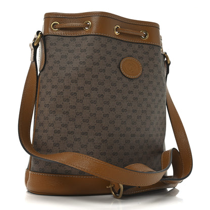 Gucci X DISNEY Mini Vintage GG Supreme Monogram Bucket Bag Beige Vintage Sun Oil 3 of 11