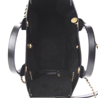 Chanel Caviar Small Studded Deauville Tote Black 10 of 11
