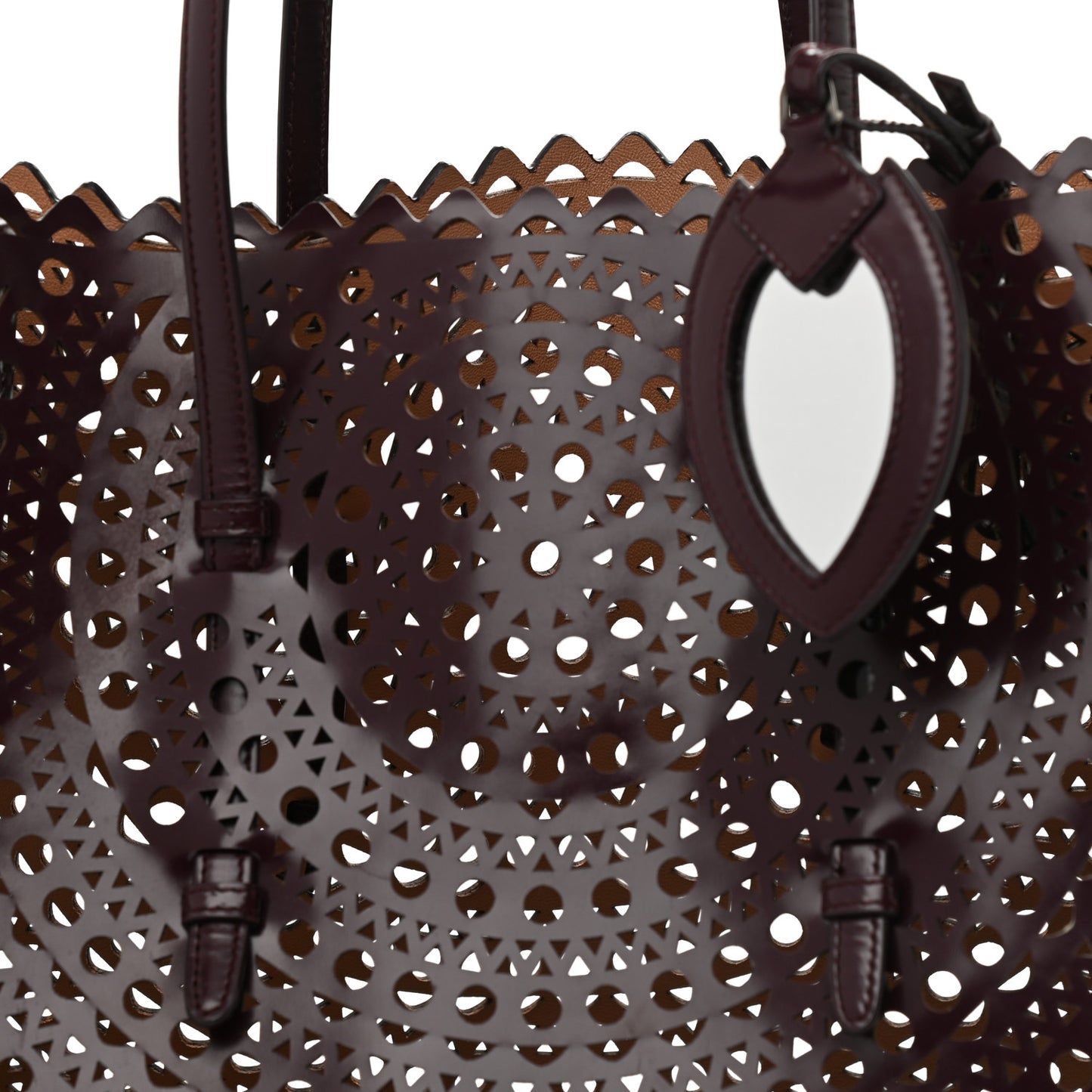 Calfskin Vienne Mina 32 Bag Dark Brown