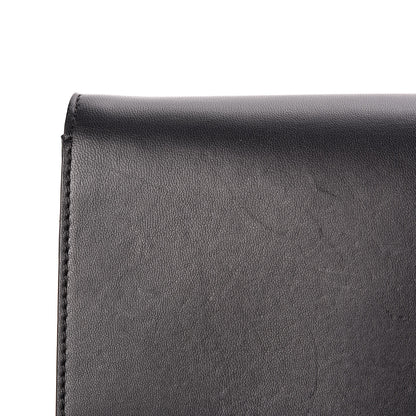 Versace Vitello Palazzo Medusa Evening Clutch Bag Black 14 of 16
