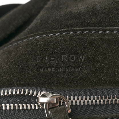 The Row Suede Bindle Bag Black 6 of 9