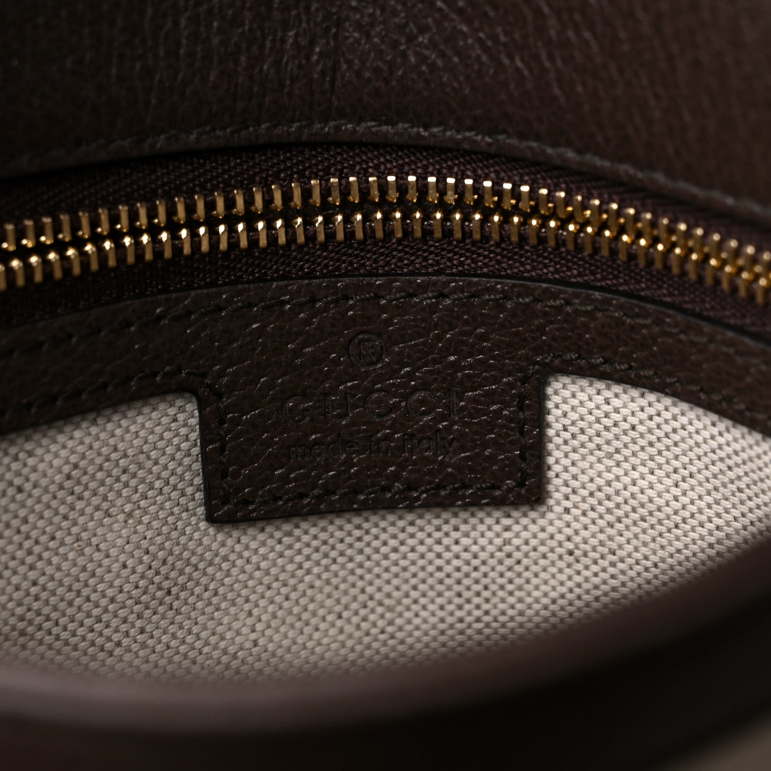 Gucci GG Supreme Monogram Textured Dollar Calfskin Web Medium Blondie Top Handle Shoulder Flap Bag Beige Ebony New Acero 6 of 14