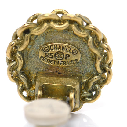 Chanel CC Clip On Earrings Gold 4 of 4