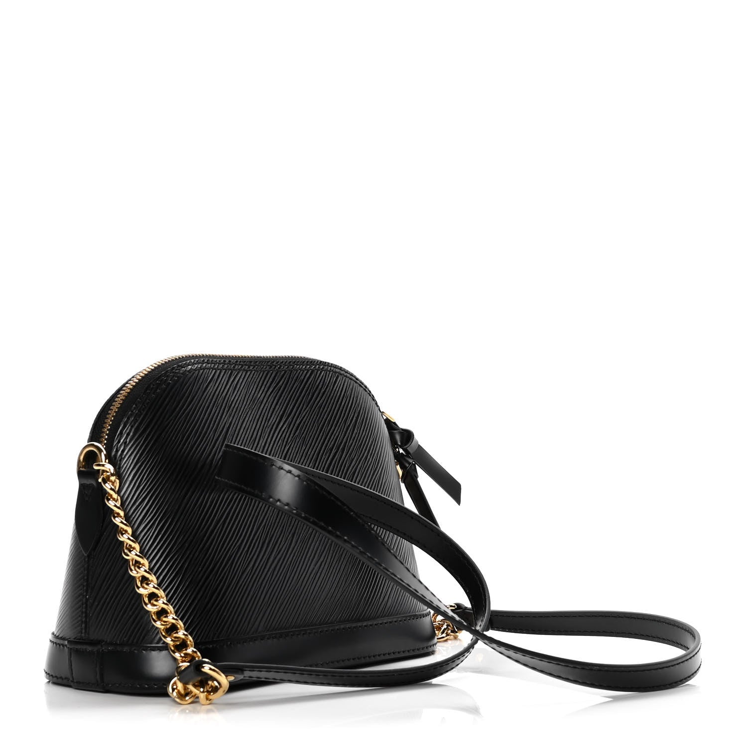 Louis Vuitton Epi Alma Mini Black 3 of 10
