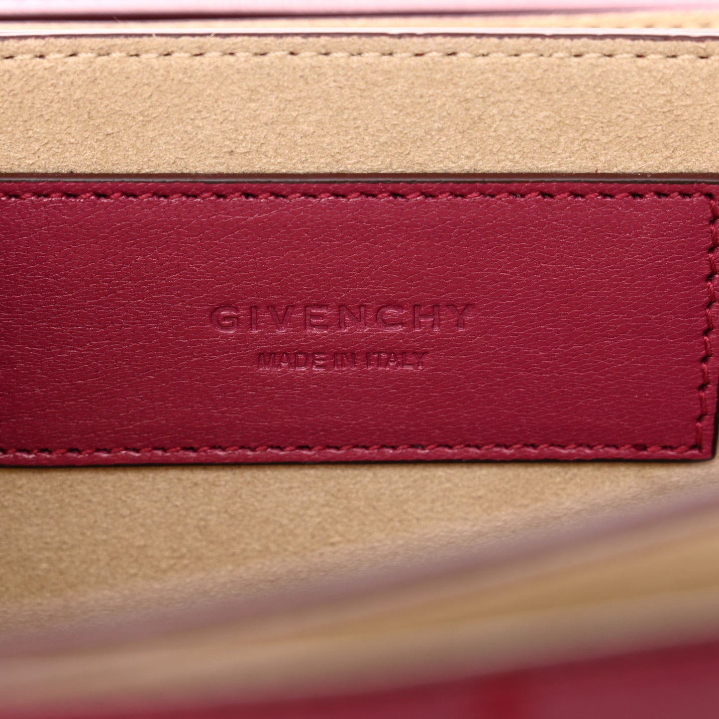 Goatskin Quilted Small GV3 Shoulder Bag Aubergine