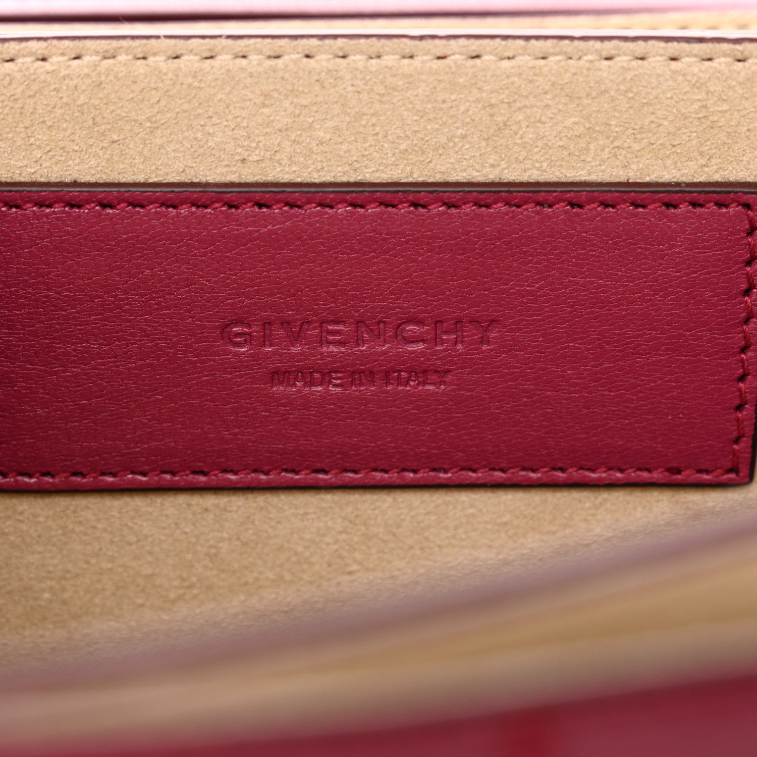 Givenchy Goatskin Quilted Small GV3 Shoulder Bag Aubergine 6 of 10