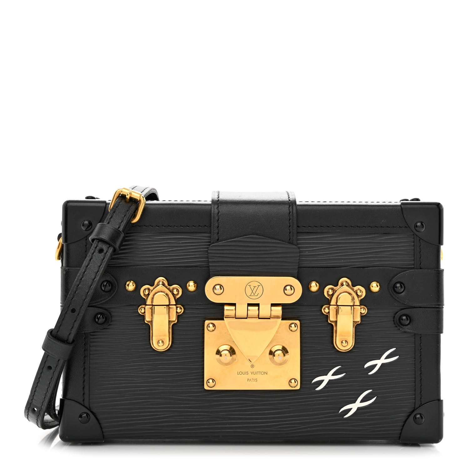 Louis Vuitton Epi Petite Malle Black 1 of 10