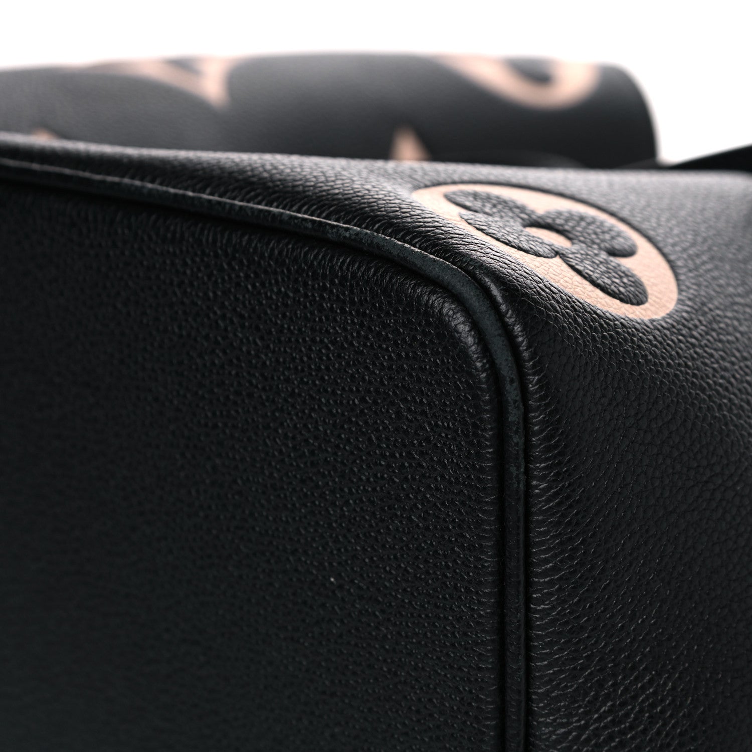 Louis Vuitton Empreinte Monogram Giant Neonoe MM Black Beige 11 of 14
